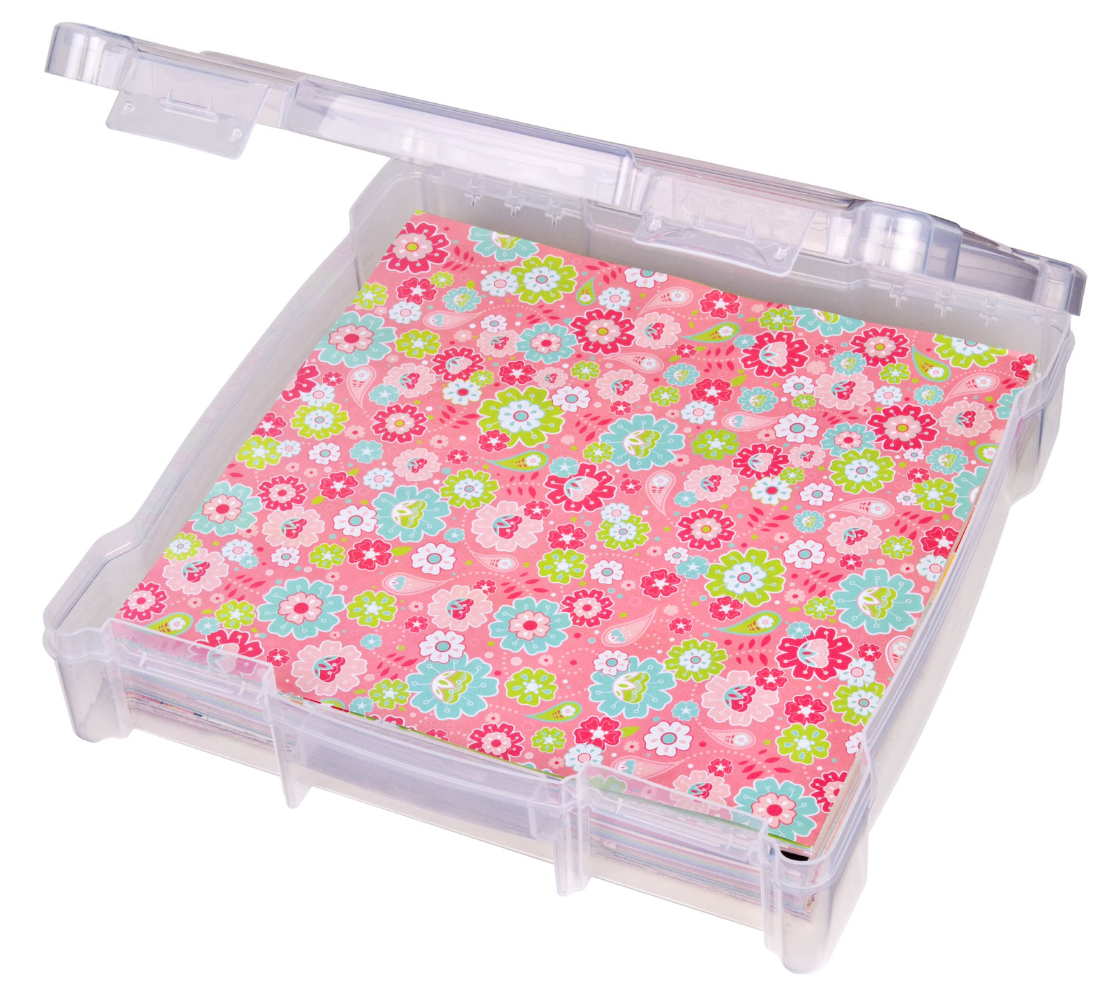 Flambeau Scrapbook Craft Storage Box Clear 1 Pack