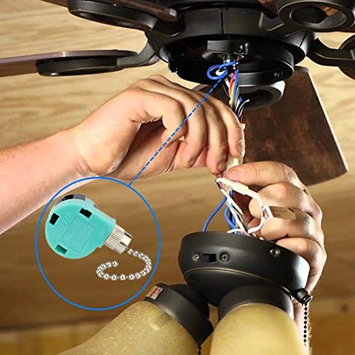 Ceiling Fan Switch 3 Speed 4 Wire Zing Ear ZE 268S6 Pull ZE-268S6 Nickle 1Pack