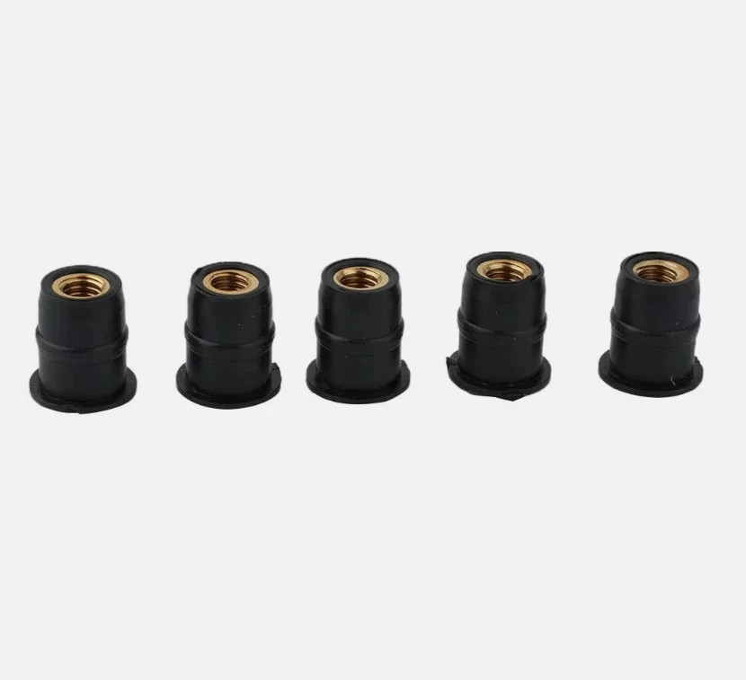 10* 5MM Motorcycle Windscreen Windshield Fairing Screen Nut Bolt Screw Kit
