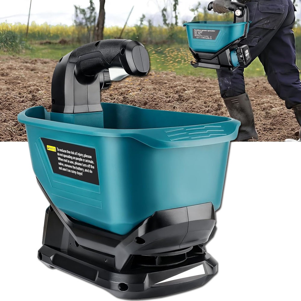 Seed Spreader for Makita 18V LXT Li-ion Battery Handheld Spreader for Grass Seed