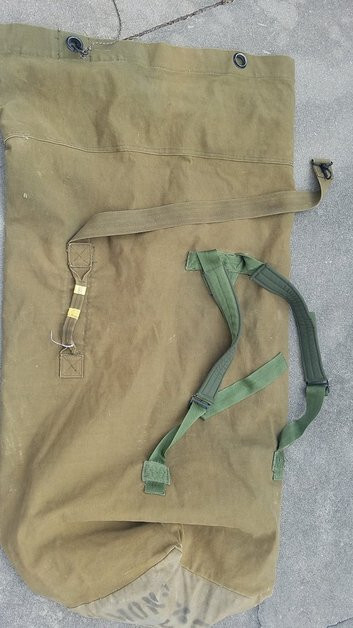 GIANT LARGE Military Duffle Bag Heavy Duty USMC Issue Duffel Seabag USGI Canvas