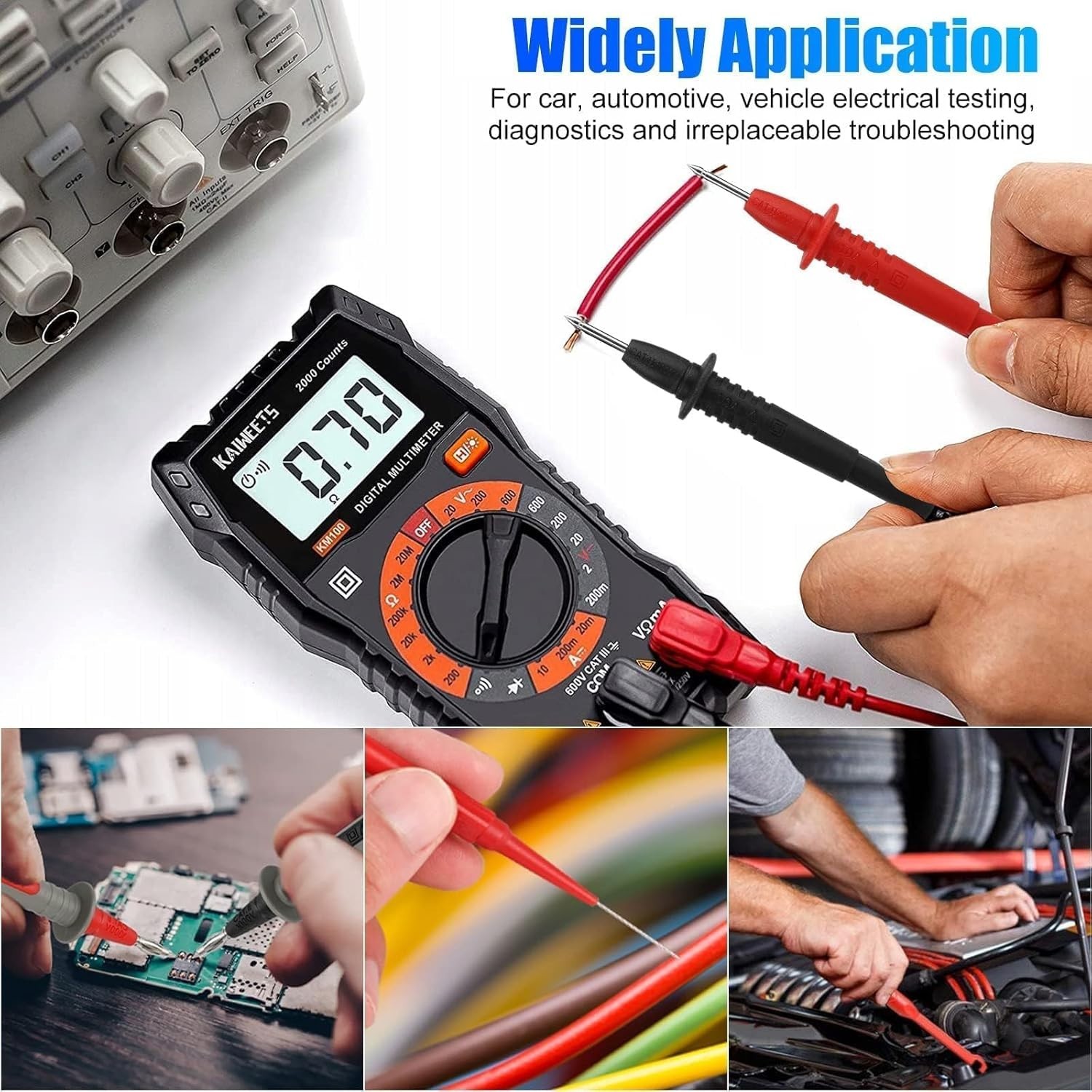 Professional 25PCS Electrical Leads Set for Precise Multimeter Testing