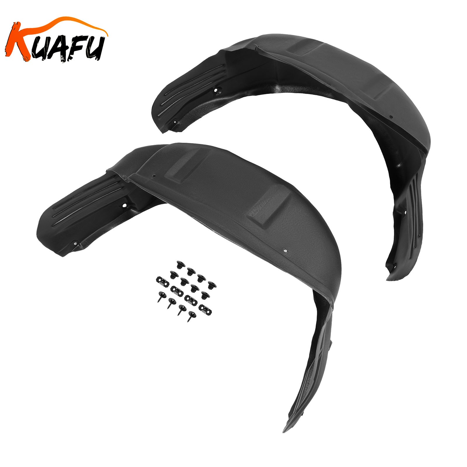 KUAFU For 2021-2025 Ford F-150 Rear Wheel Well House Liners Except Raptor PE