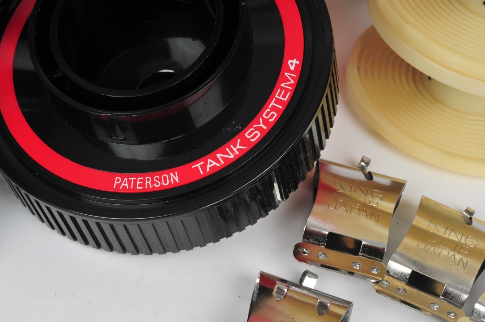 Paterson System 4 Multi Unit 2 Developing Tank 3 Spirals & Film Drying Clips