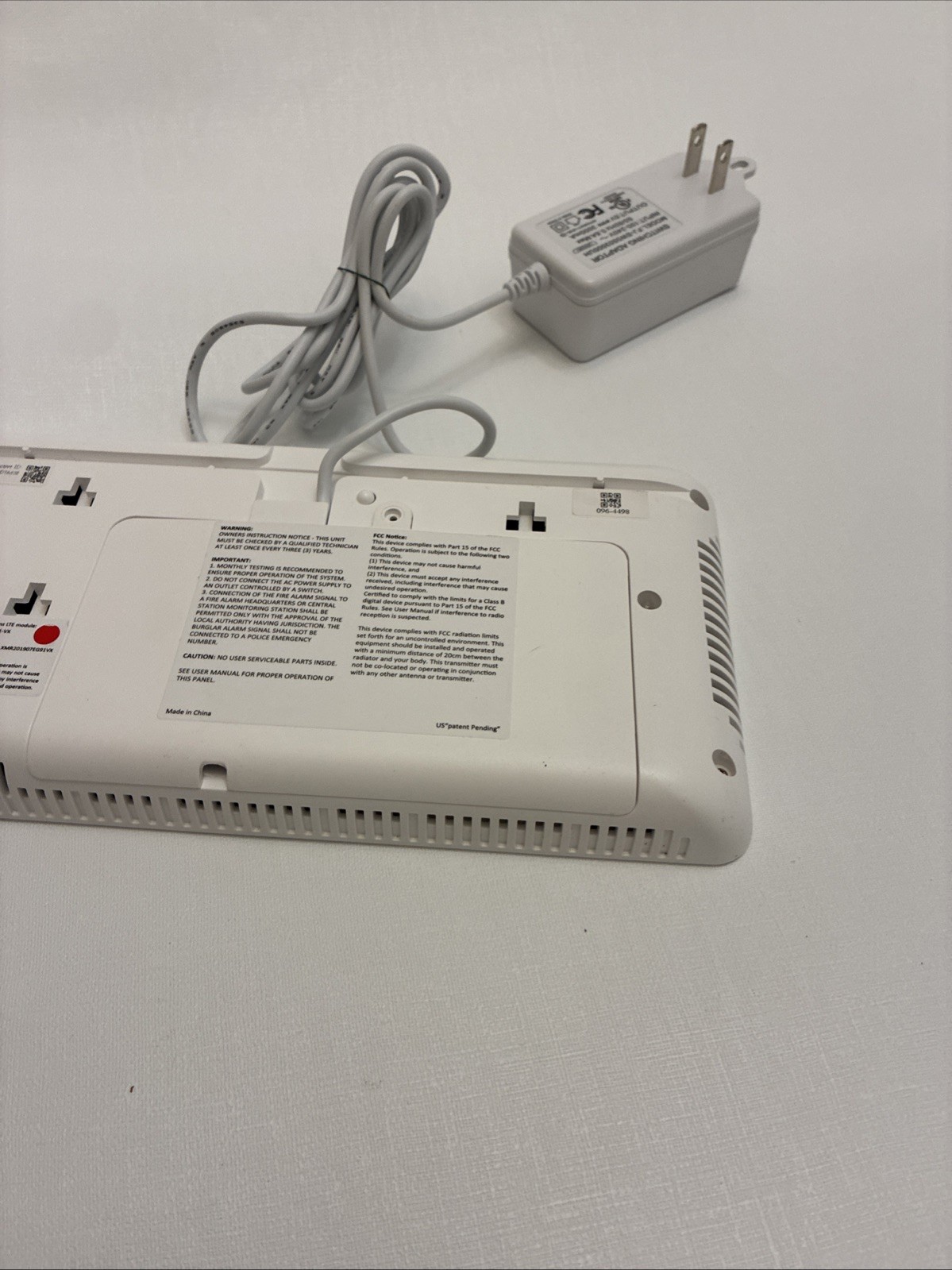 Cove EG91-VX Wired Touchscreen Panel Security System with Power Adaptor