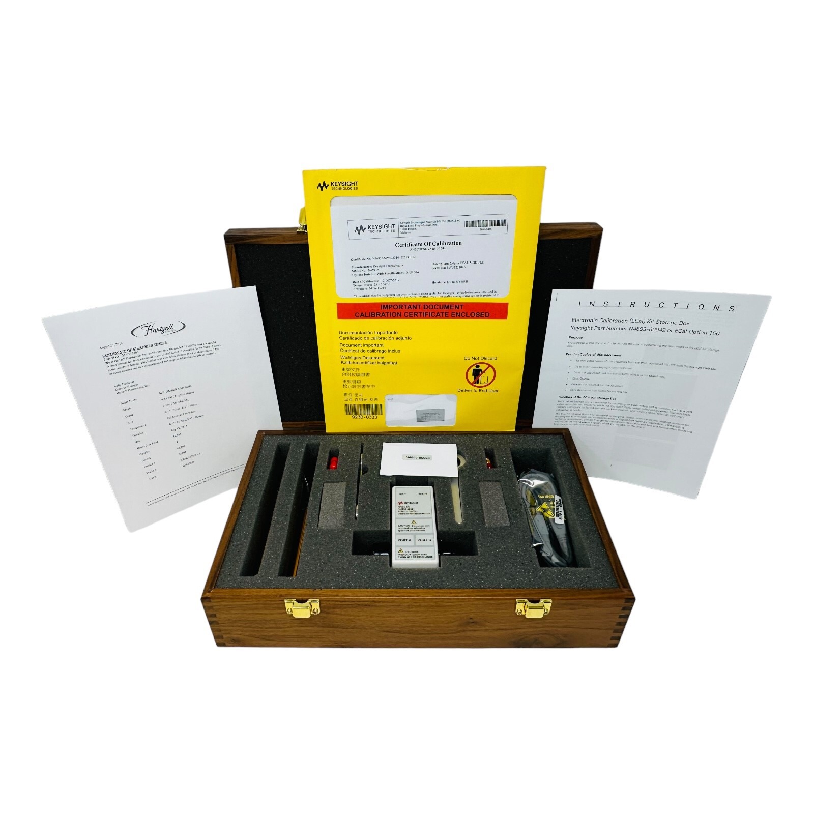AGILENT N4693A 2.4mm ECAL MODULE CALIBRATION KIT NEW/UNUSED