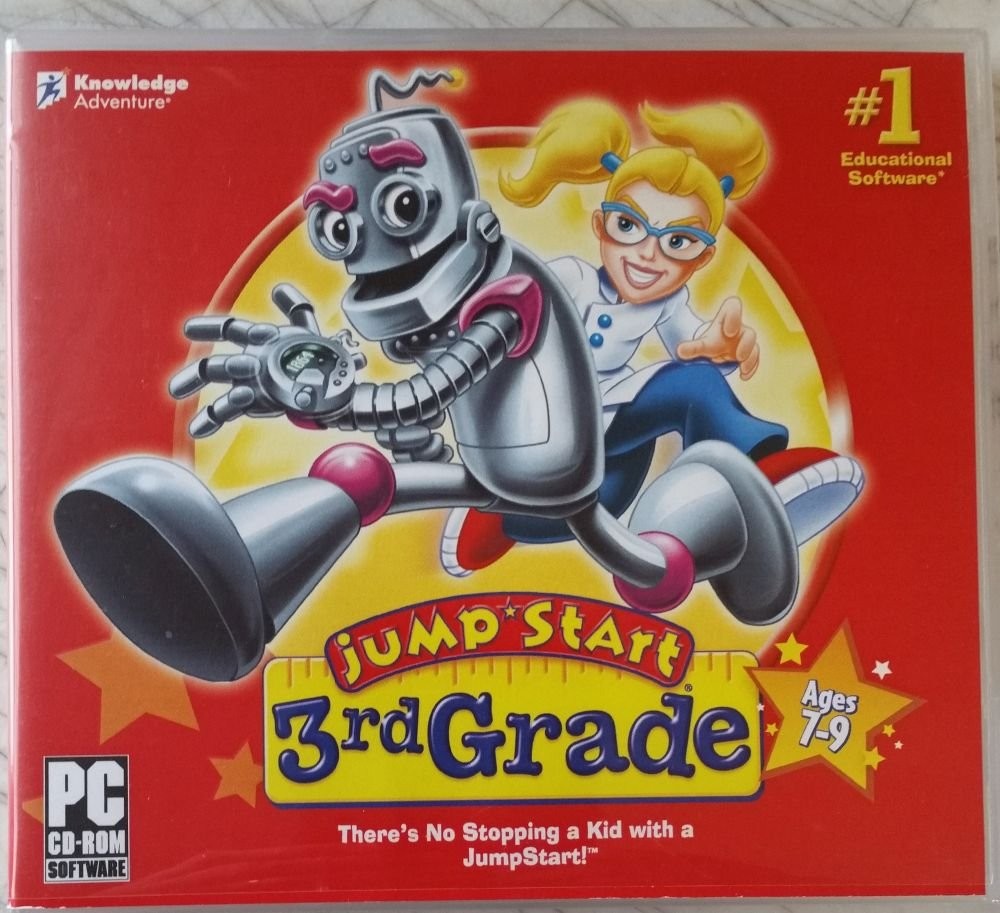 Jump Start 3rd Grade - Auto-leveling Learning Game for Kids