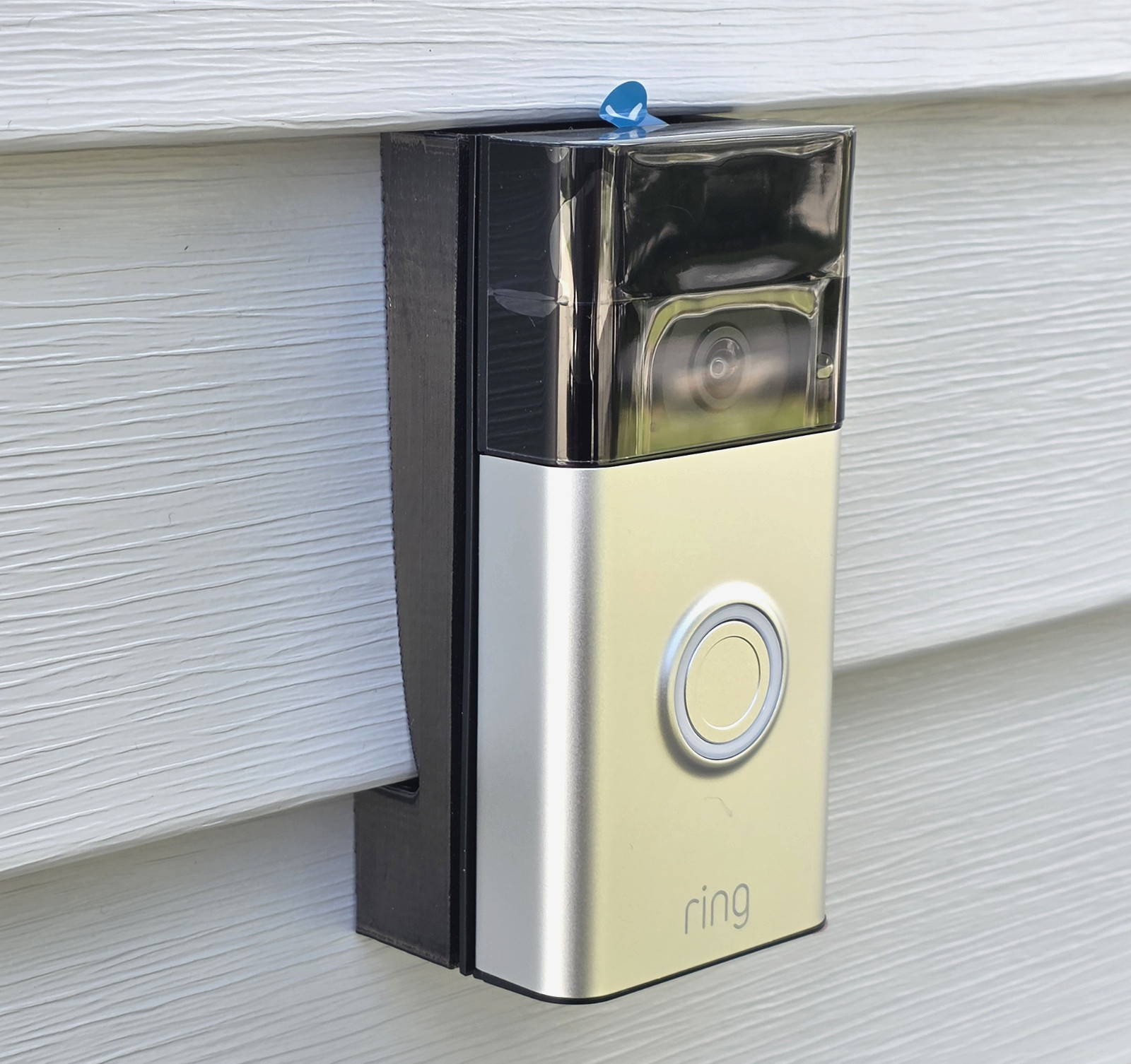NO Drill Ring Battery Doorbell (newest model)  Vinyl Siding Clip Mount No Holes