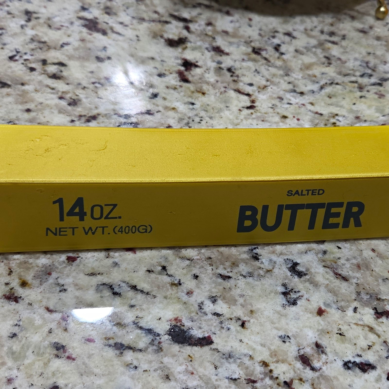 Salted Butter Squeezable Stress Reliever, Scented Foam, Yellow 14 oz (400g)