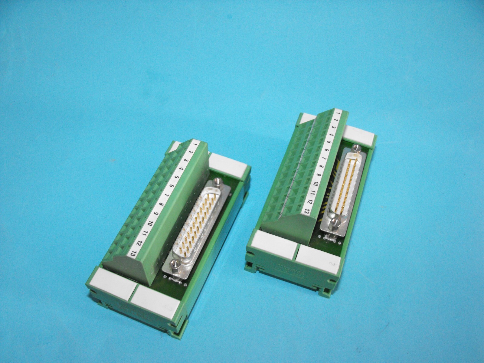Phoenix Contact D25SUB/S/ZFKDS.D-Sub Interface Module 2293637.(LOT2PCS).USED