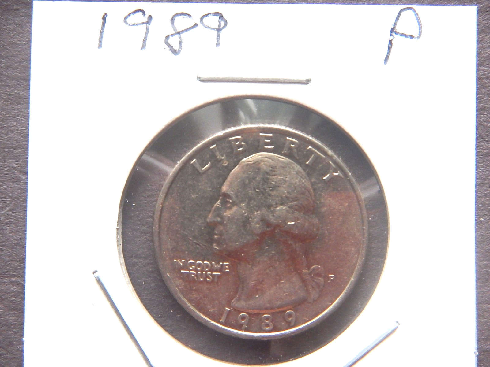 1989 (P) George Washington Quarter