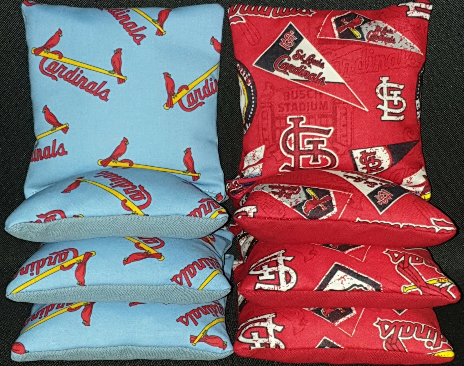 Set of 8 St. Louis Cardinals Baseball Cornhole Bags ***FREE SHIPPING**
