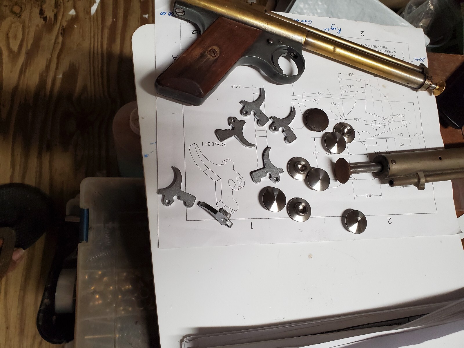 Benjamin 110,122,117,130,132,137 pistol steel trigger