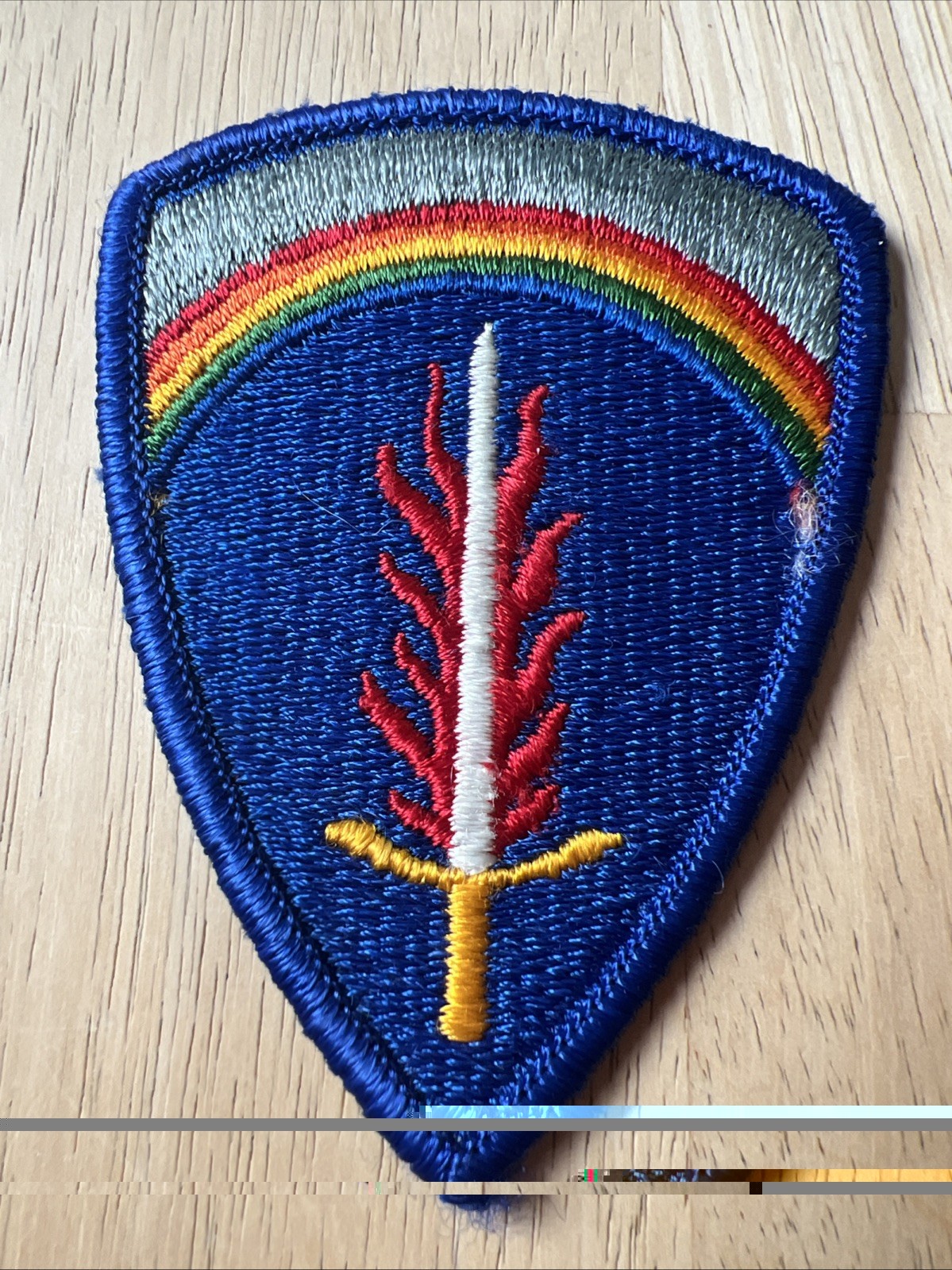 Vintage US Army Europe USAREUR Shoulder Sleeve Insignia Patch NOS