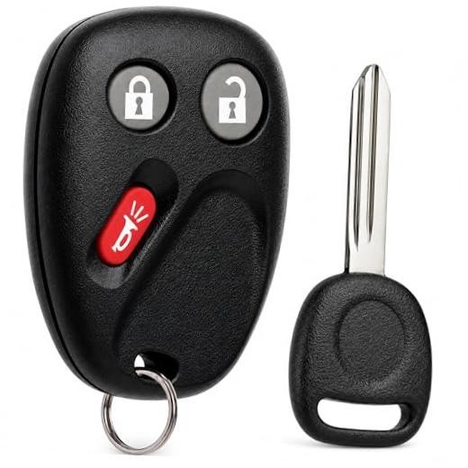 Key Fob Keyless Entry Remote with Ignition Key fits 2003-2006 Chevy 1-Pack