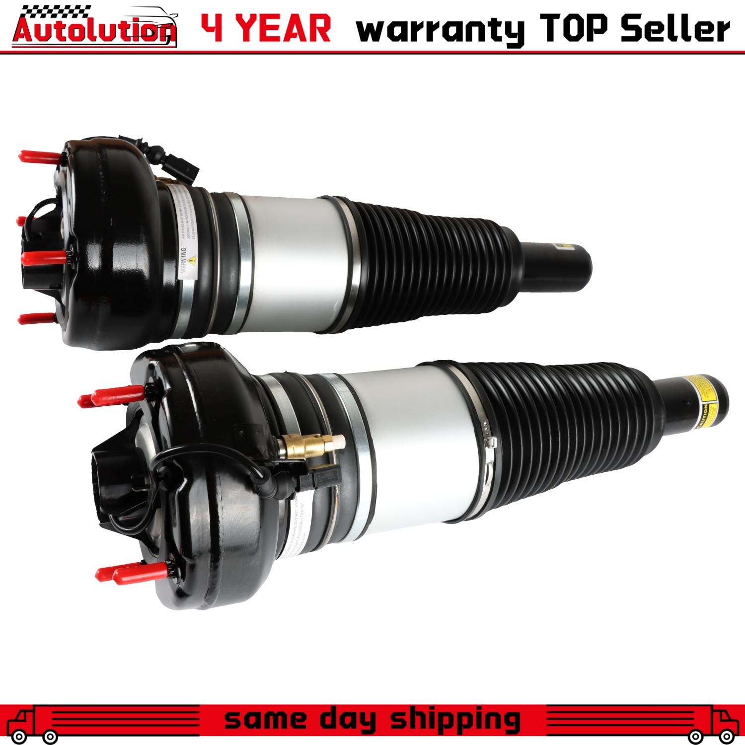 2PCS Front Air Suspension Struts For 2010-2017 Audi A8 Quattro 4.2L 4H0616039