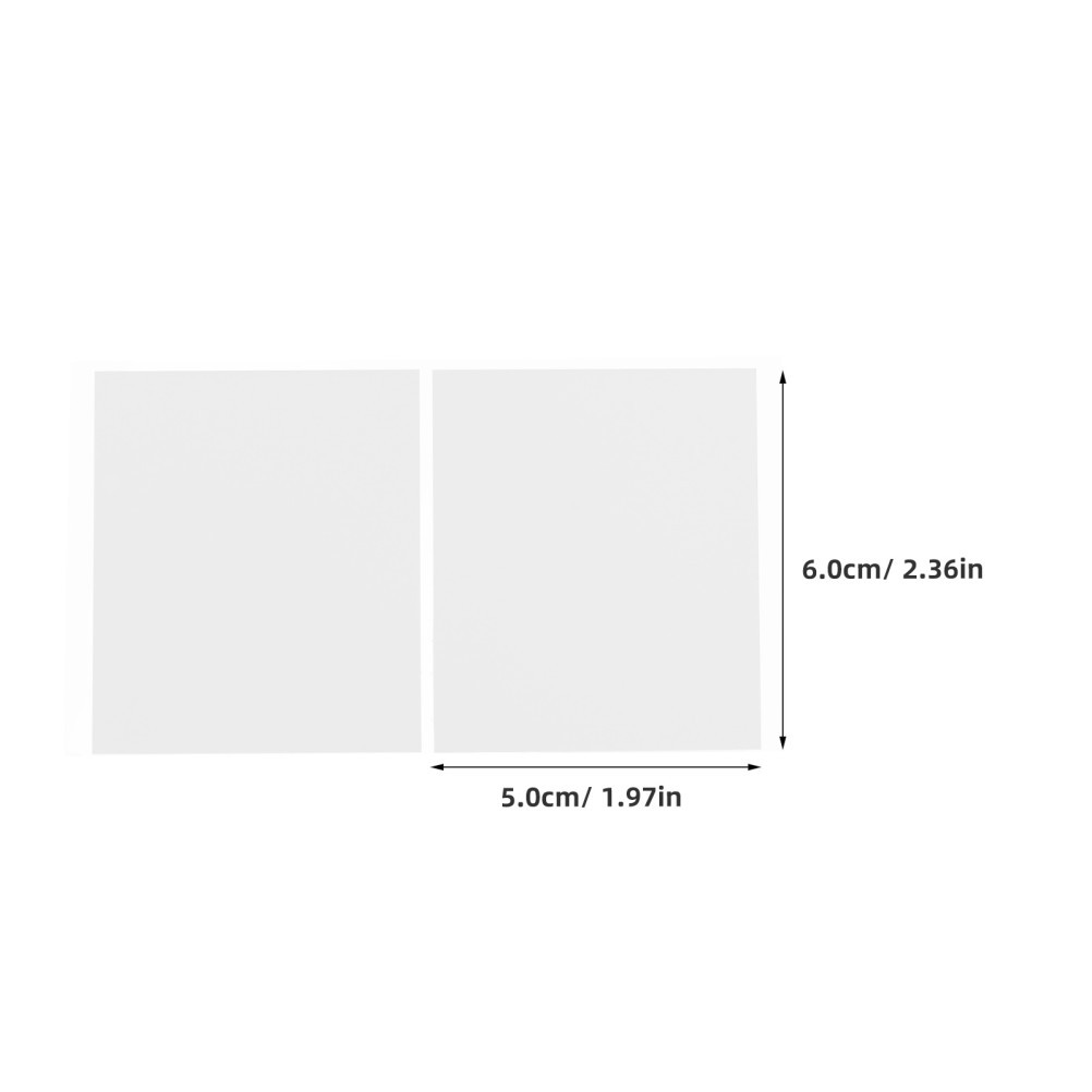 10Pcs LED Light Diffuser Sheet White Adhesive Pet Film for Ceiling Lighting