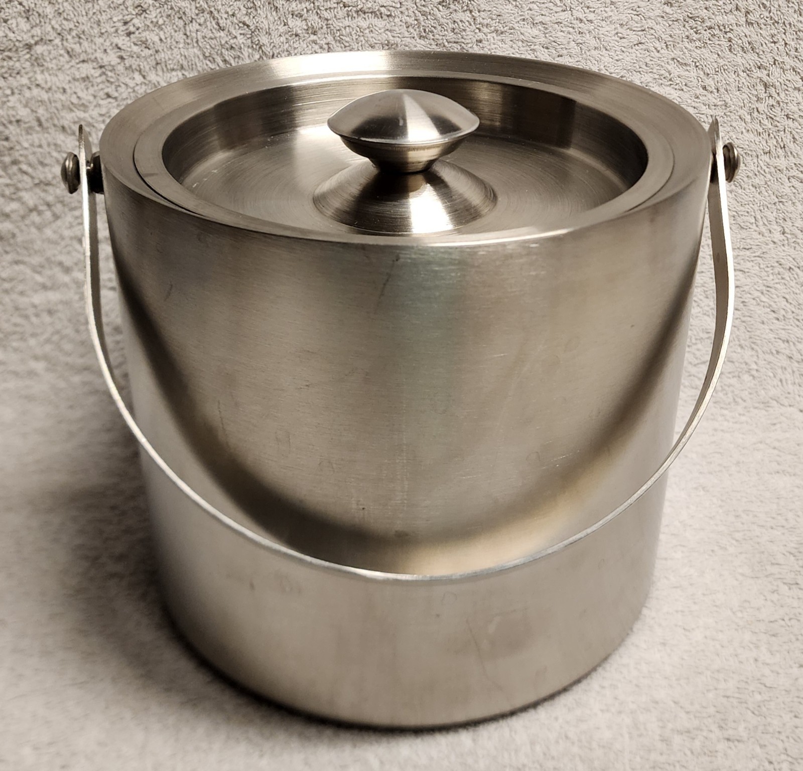 Stainless Steel 3L Double Wall Insulated Ice Bucket with Lid
