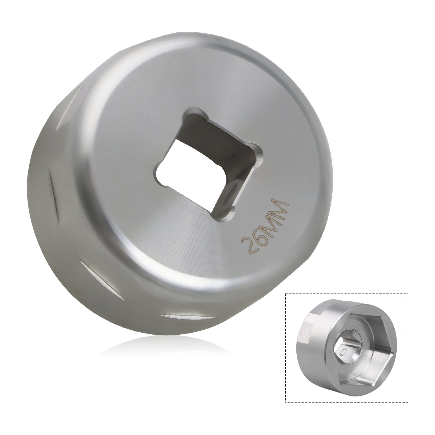 Bicycle Fork Topcap Socket 26mm for Mountain Bike 34 Series 3/8" Ratchet Drive