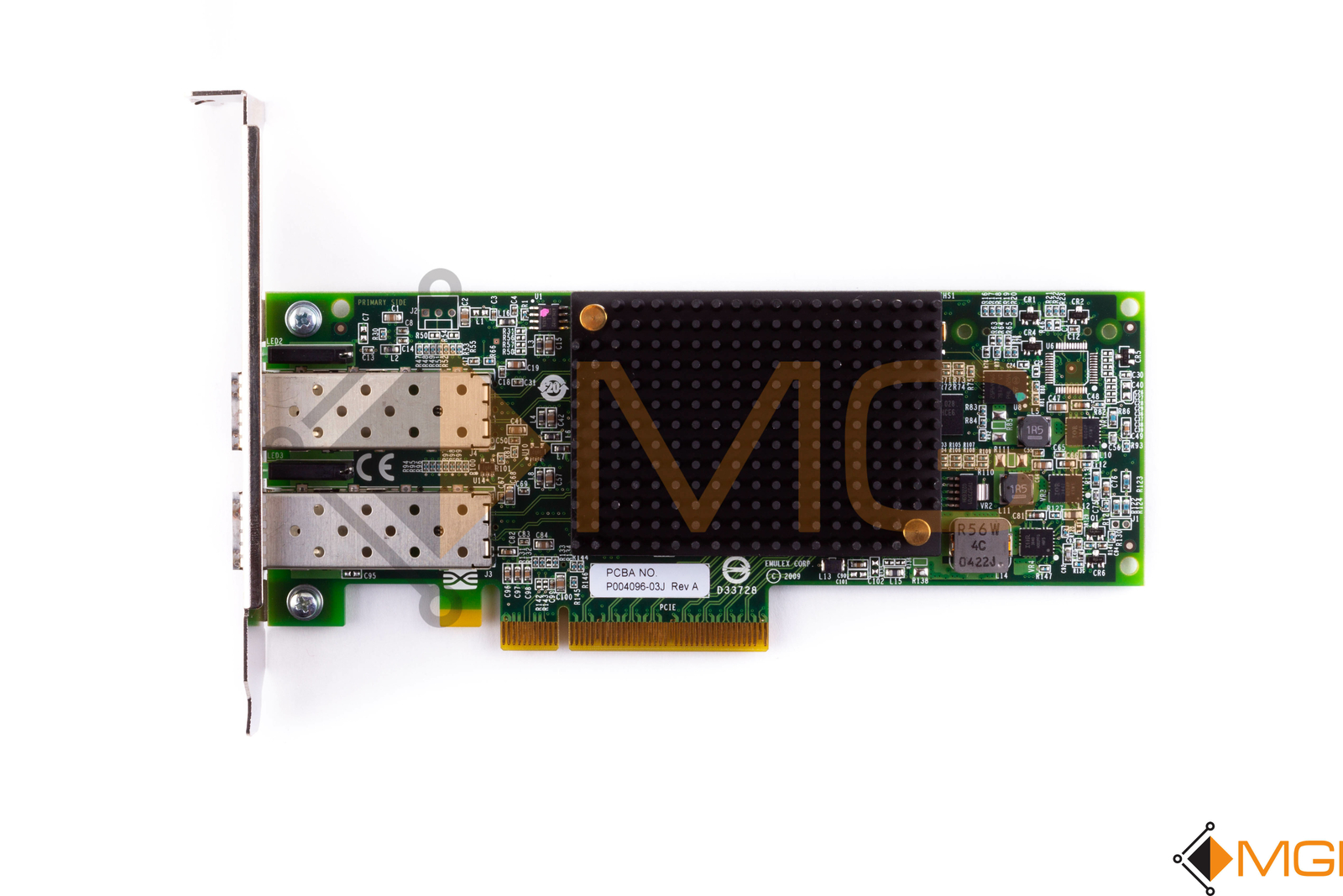 EMULEX 10GB PCI-E DUAL GIGABIT FIBRE CHANNEL HBA CARD // P004476-03F