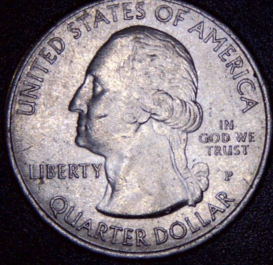 2020 P Tallgrass Prairie Washington Quarter die  gouge