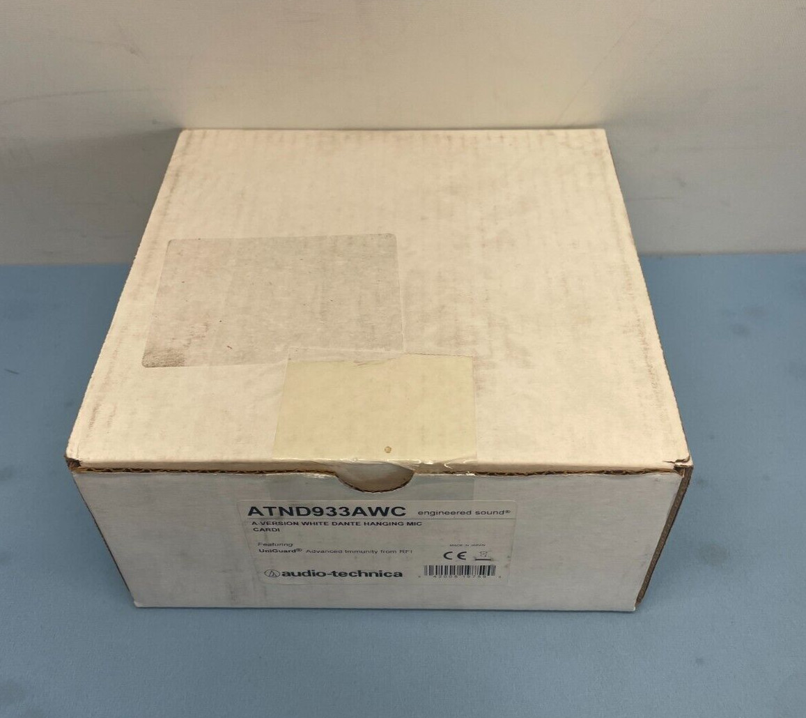 Audio-Technica ATND933aWC Cardioid Condenser Hanging Microphone w/Power Module