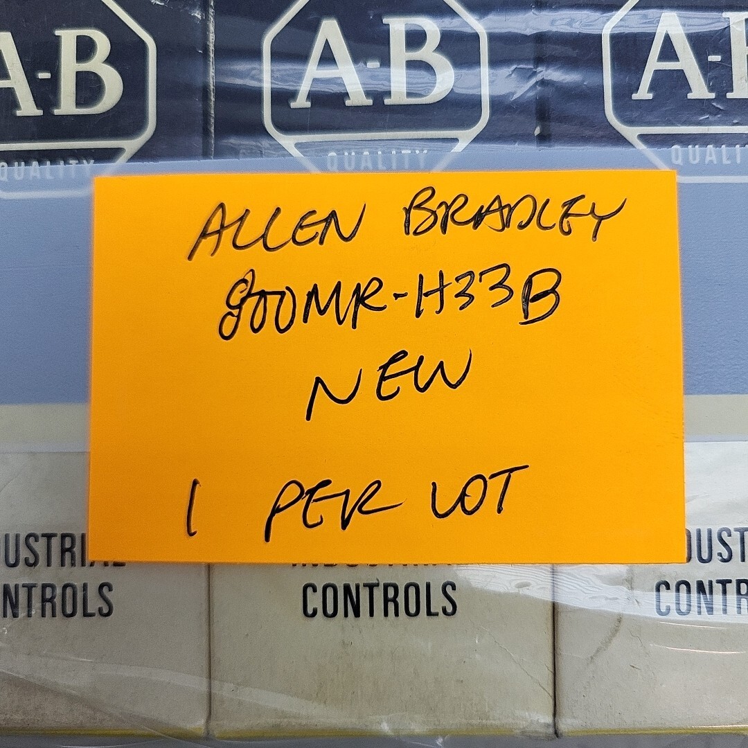 Allen Bradley 800MR-H33B 2 Position Maintained Selector Switch Cylinder Lock