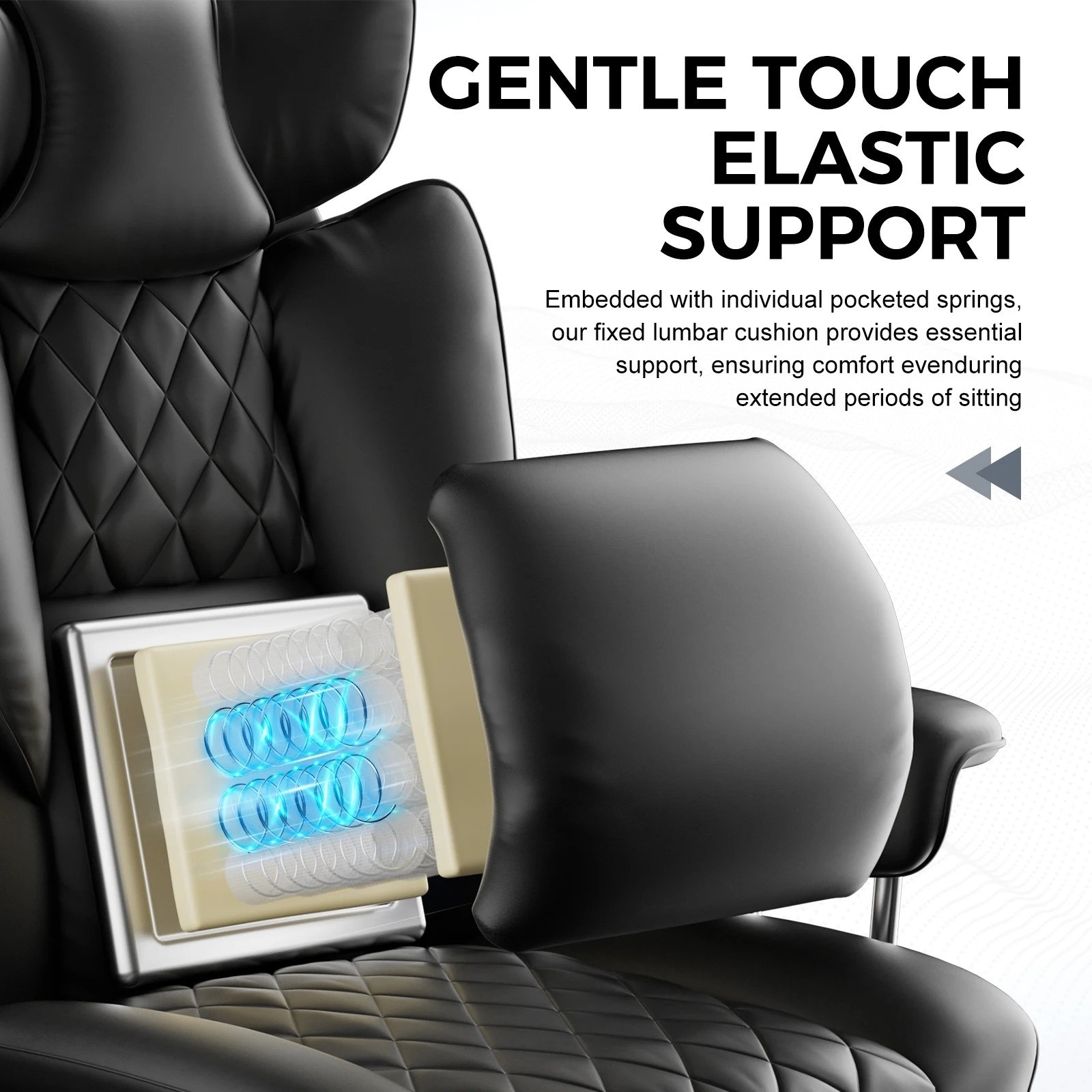 GTRACING Big and Tall Gaming Chair 400lbs Heavy Duty Office Chair with Footrest