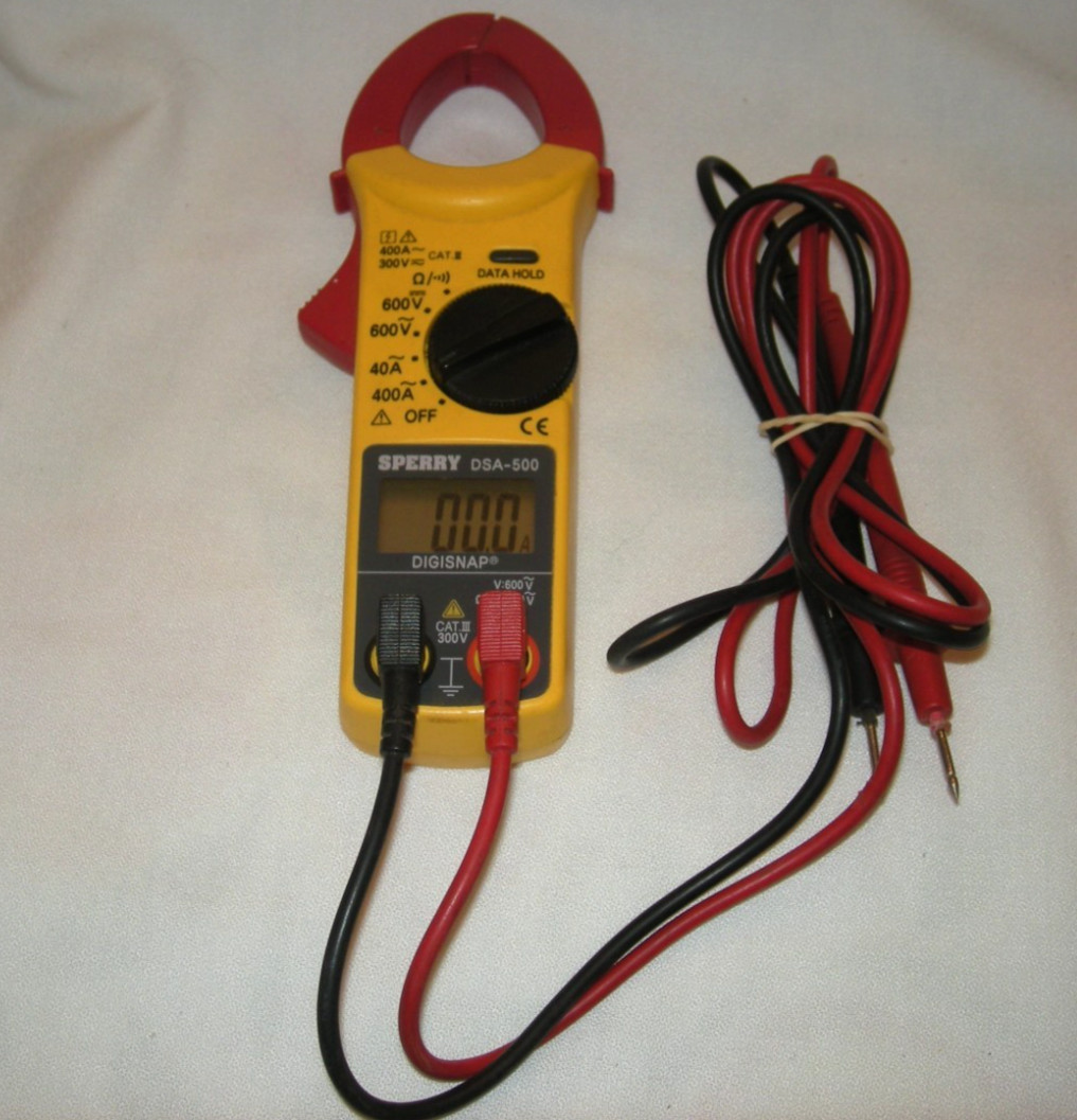 Sperry DSA-500 DIGISNAP Digital Snap-Around Tester with Leads  Tested & Working