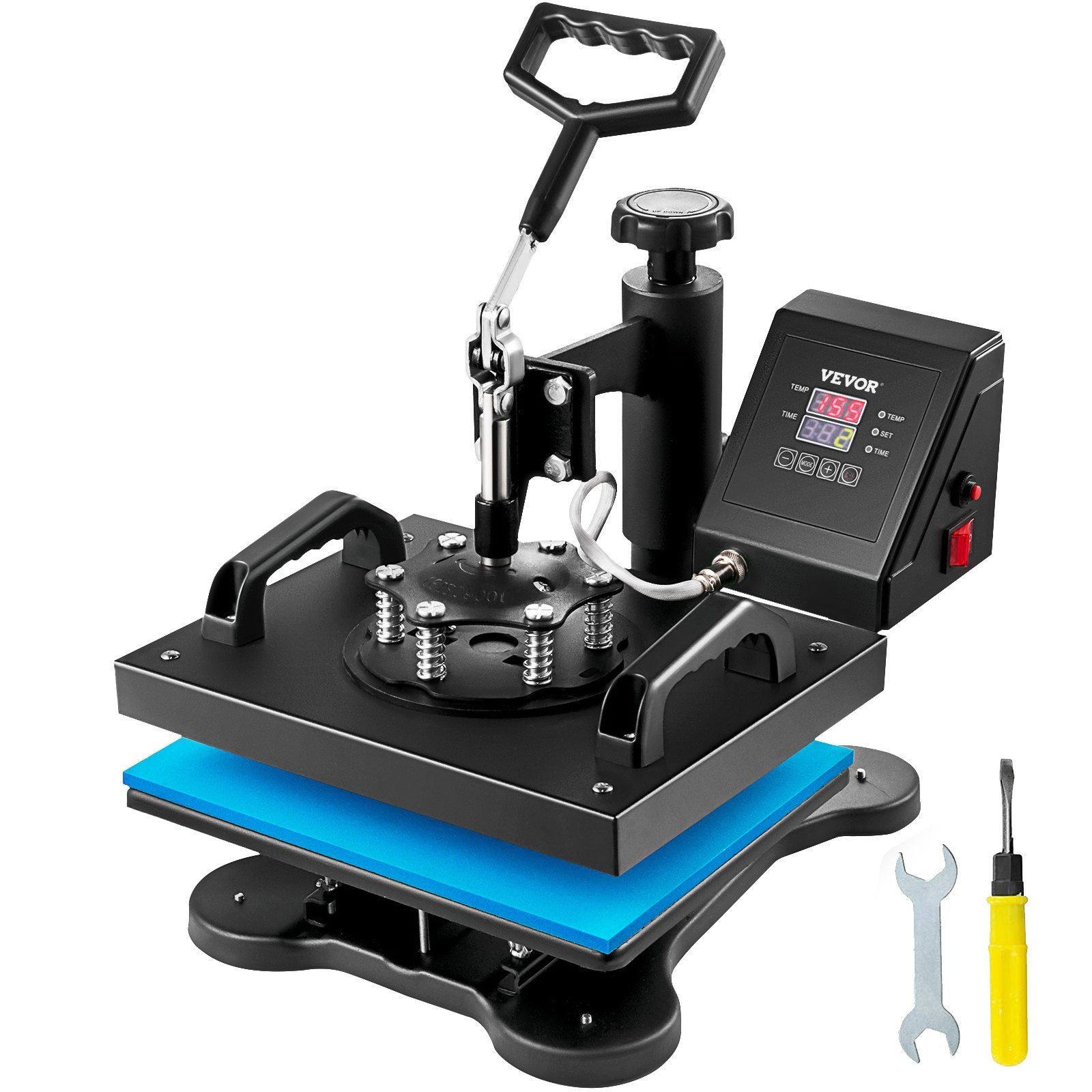 12x10" Heat Press Machine 30x23cm T-Shirt Sublimation Transfer Swing Away