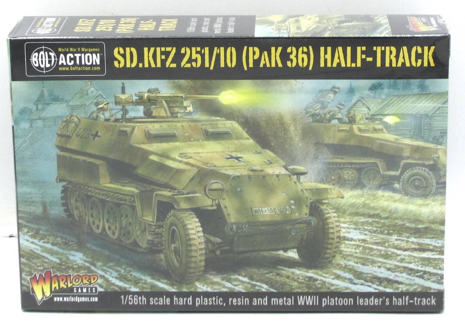 Bolt Action WGB-WM-502 Sd.Kfz 251/10 (PaK 36) Half-Track (German) Warlord Games