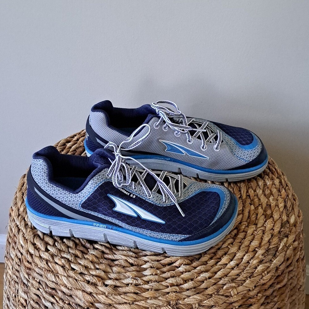 NWOT Altra Mens Intuition 3.5 Performance Running Sneakers Innerflex Blue/Grey 8