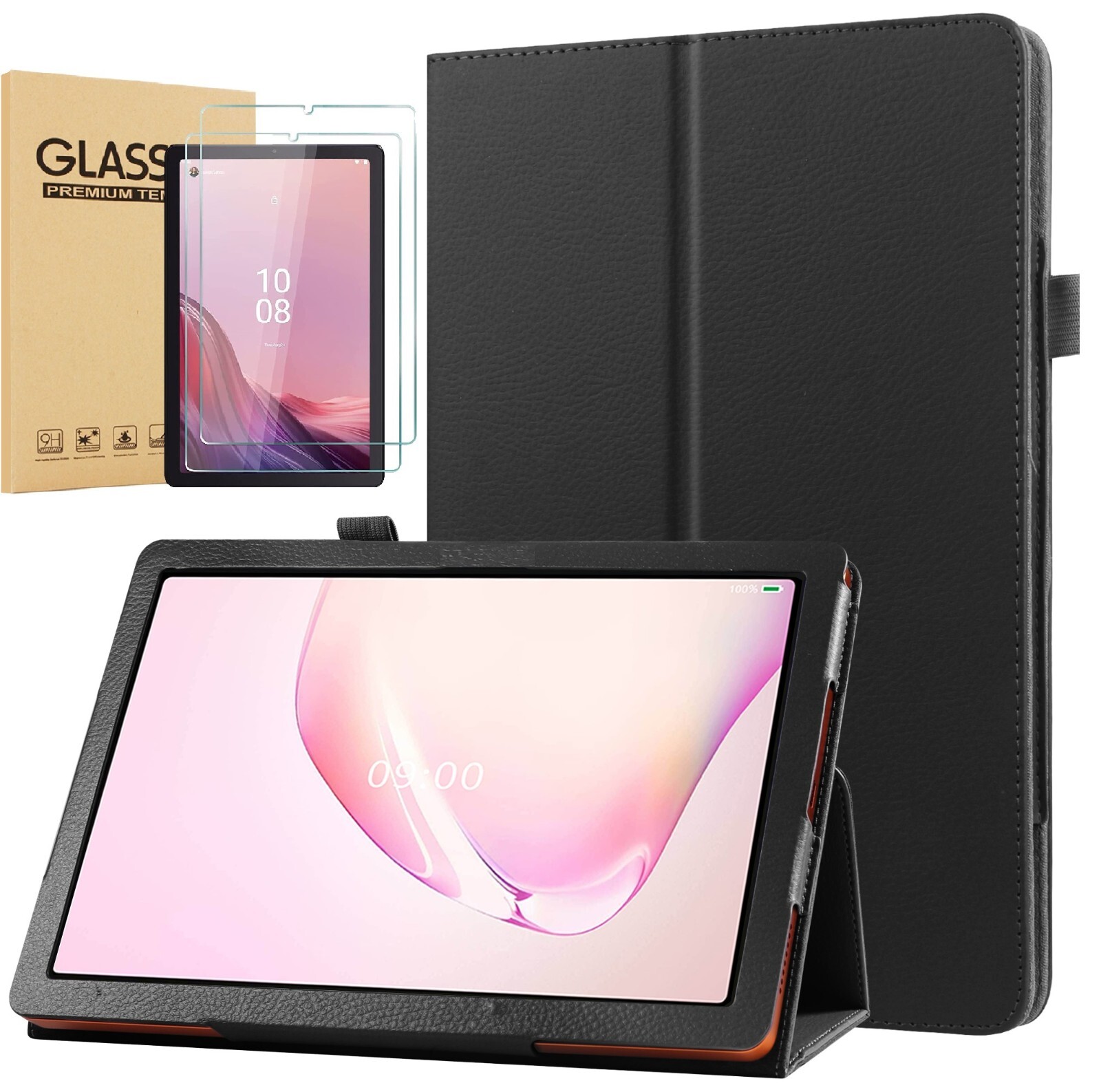 Case For NOOK 9'' Lenovo Tablet by Barnes & Noble / Lenovo Tab M9 Cover PU Stand