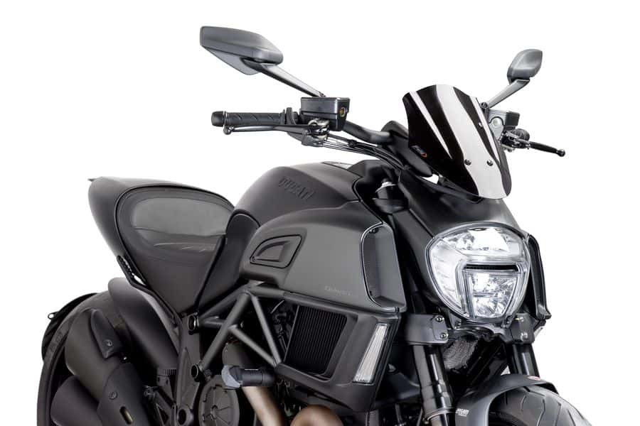 PUIG WINDSHIELD NEW GENERATION Compatible with Compatible with DUCATI DIAVEL 2014-