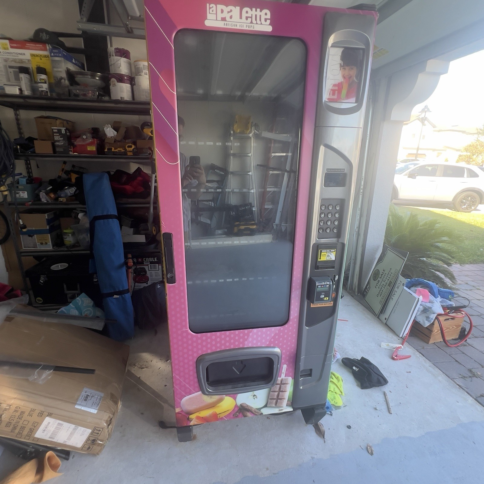 Ice Cream Vending Machine Card Cash Fully Working Commerci