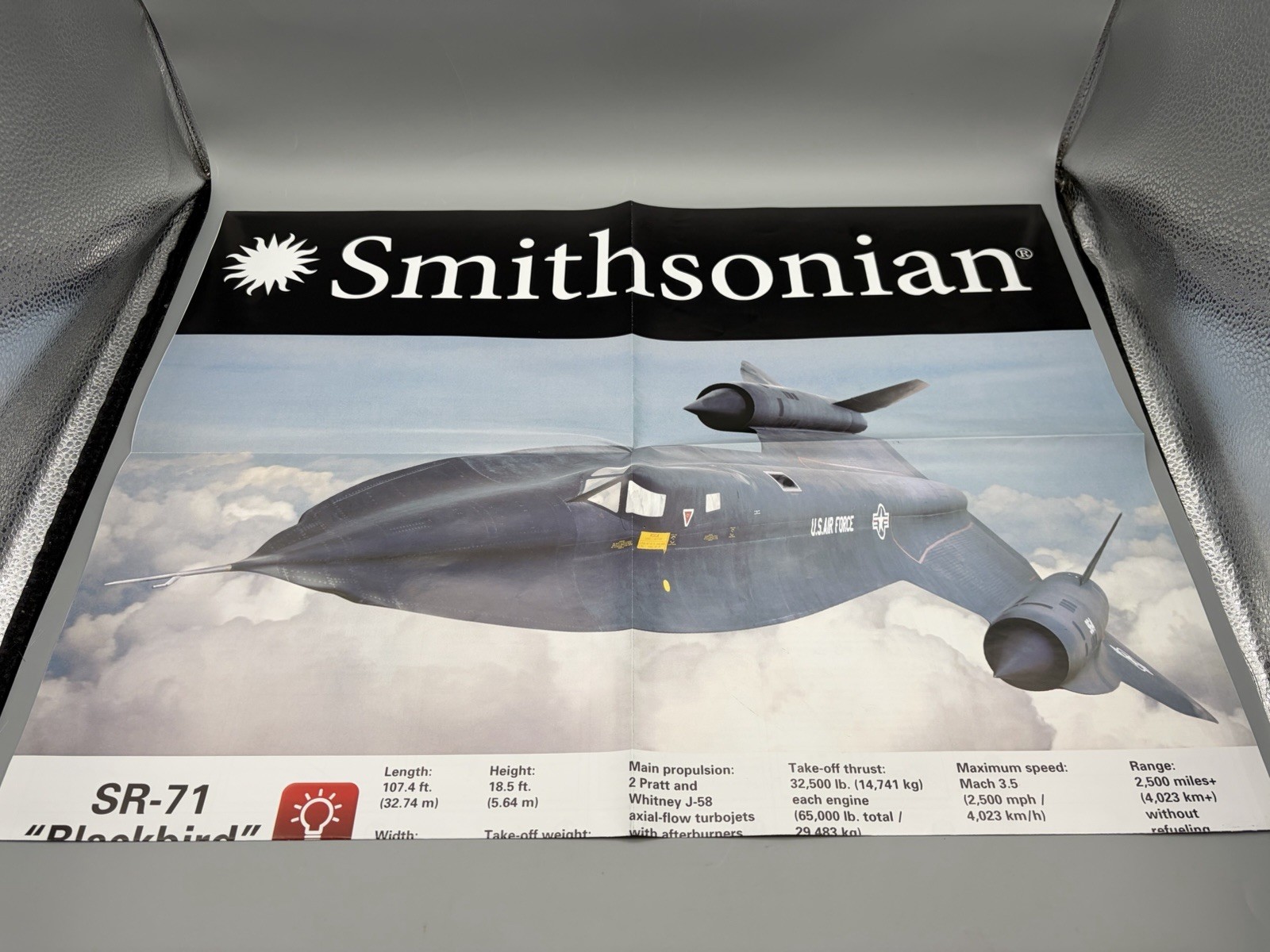 Smithsonian Jet-Works Jet Engine Building Kit STEM Science Model Lights NEW READ