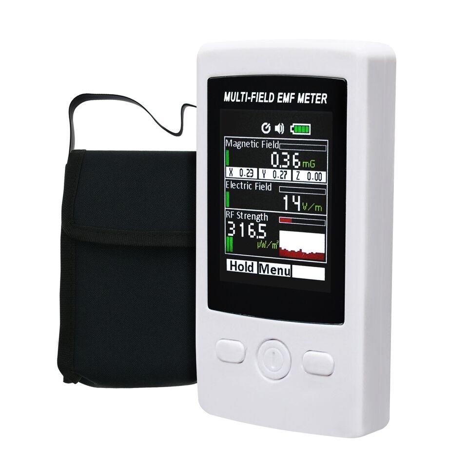 Professional Multi-Field EMF Detector Meter Electromagnetic Radiation 3-in-1
