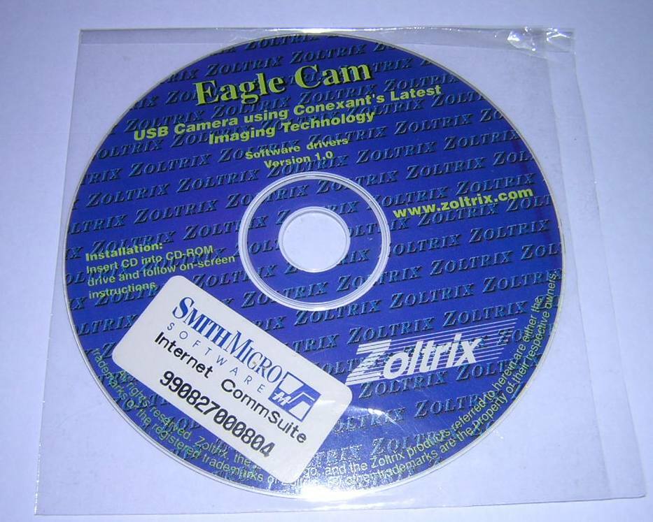 Zoltrix EagleCam USB Camera Software Driver CD-ROM