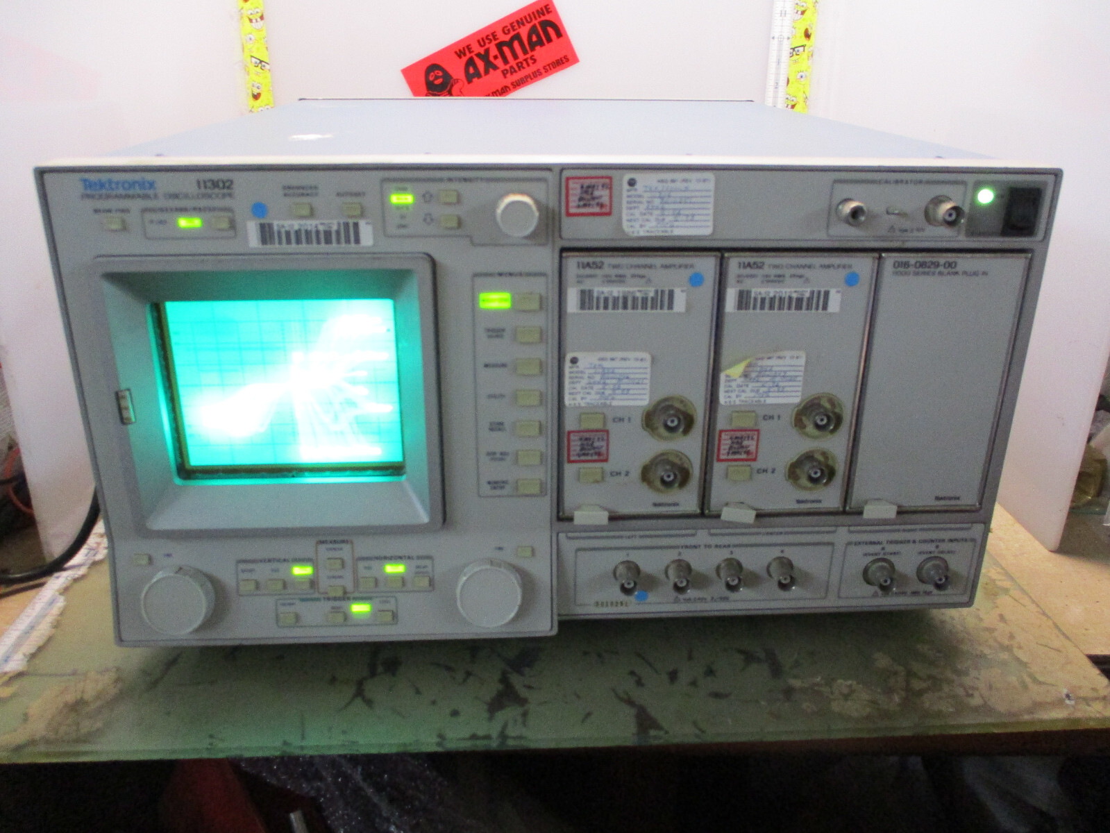 tektronix 11302 programmable oscilloscope 11a52 two channel amplifiers p [19-E]