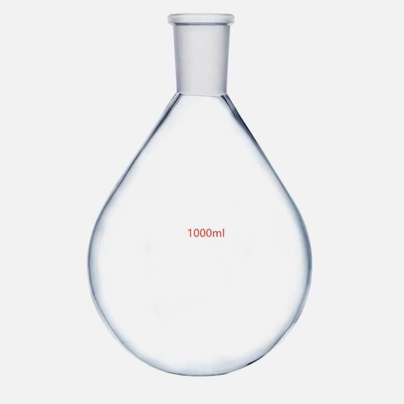 1000ml 24/29 Glass Recovery Flask 1L Kjelda Bottle Not For Rotary Evaporator Use