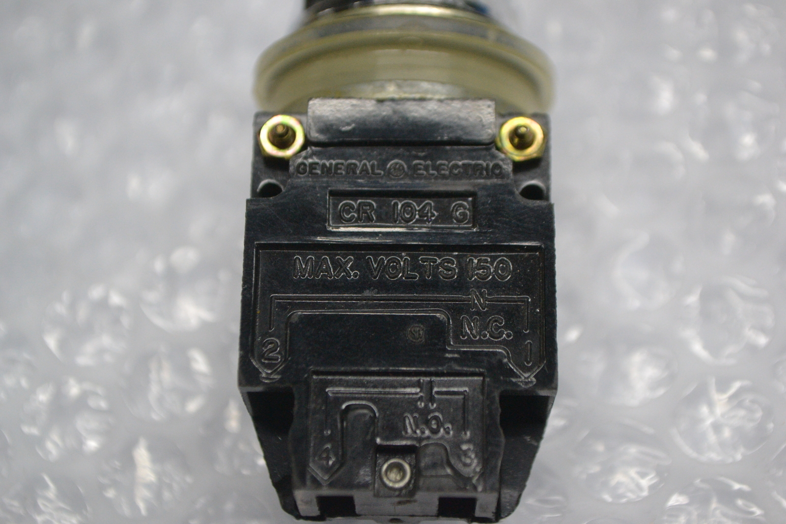 GENERAL ELECTRIC CR104G SELECTOR SWITCH NSNP