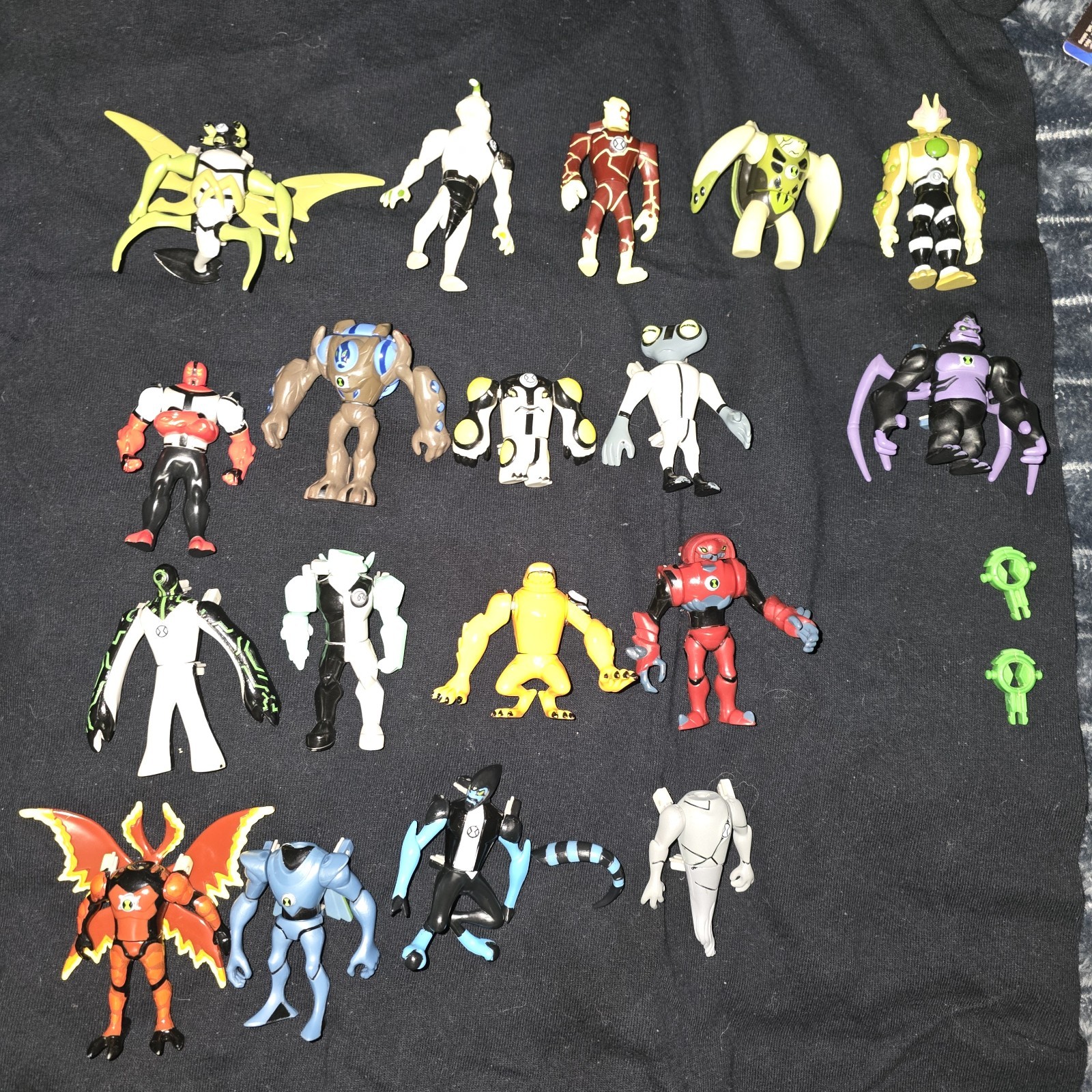 Ben 10 Alien Creation 18 Mini Figures Heatblast Spidermonkey Cannonbolt Upgrade