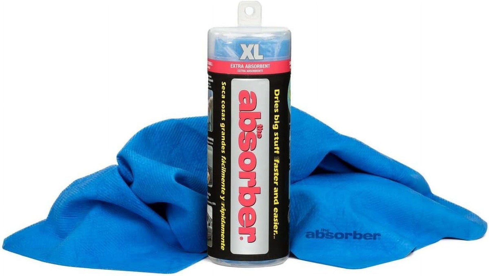 Absorber XL PVA Drying Towel - 18" x 29" Textured Surface, Assorted Colors