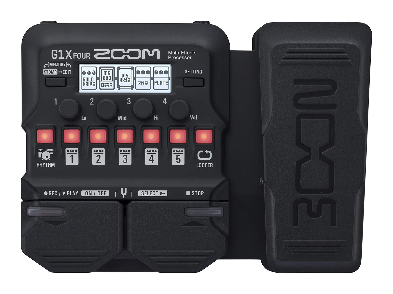 G1X Four Multi-Effects Processor with Expression Pedal for Electric Guitar