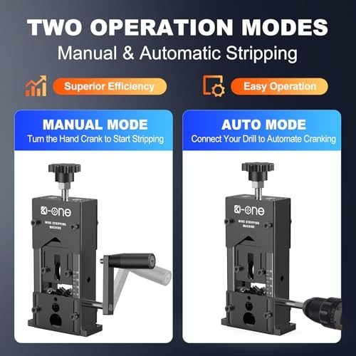 Manual Wire Stripping Machine for Scrap Copper - 0.06-1.18" Wire Stripper Tool,