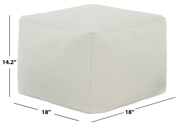 Safavieh SAMUELS BOUCLE POUF, Reduced Price 2172768115 SFV5041C