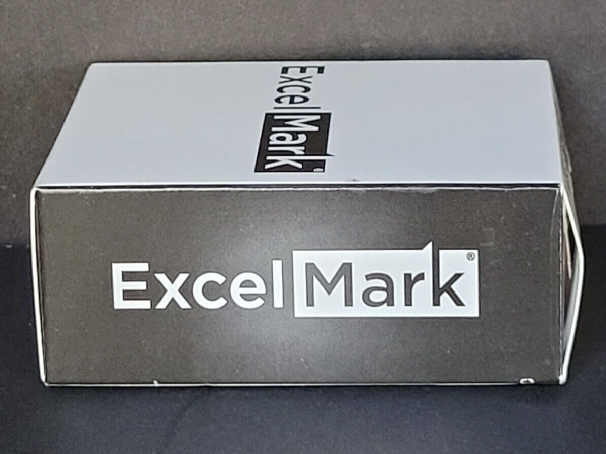 ExcelMark A1539 Self Inking Rubber Stamp w/ Red Ink New DO NOT BEND