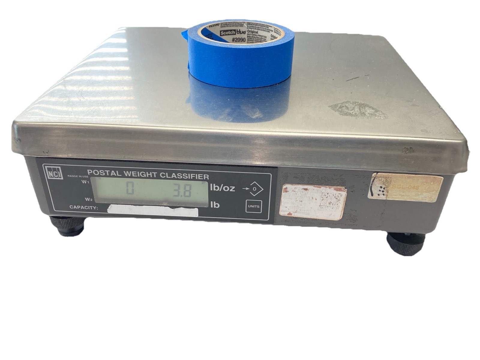 Avery Weigh-Tronix NCI 7620-75 Digital Scale With Power Supply 150lbs Max
