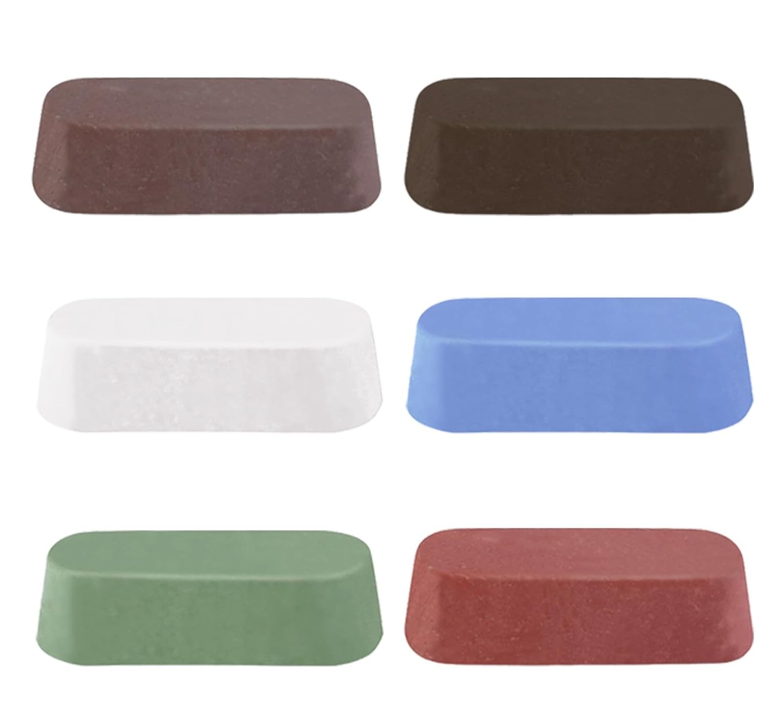 6 Pcs Metal Buffing Polishing Compound for Buffing Wheel, Buffing Wheel Compound