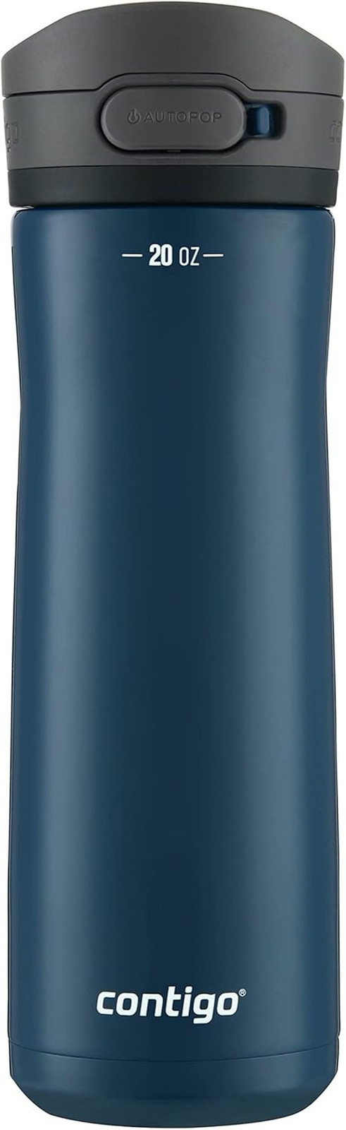 Contigo Jackson Chill 20oz Blueberry Vacuum Insulated AutoPop Water Bottle